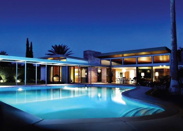 Frank Sinatra House Palm Springs CA USA E Stewart Williams  