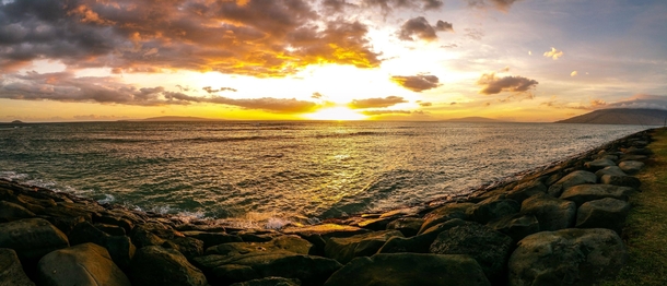 From my Samsung Note  Kihei Hawaii sunset 