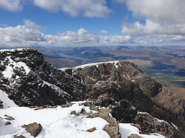 From the summit of Ben Nevis Scotland 