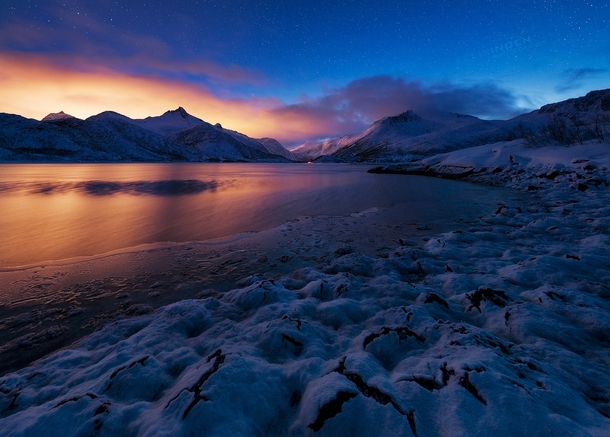 Frozen Gold - Norweigan Fjords by Felix Inden x 