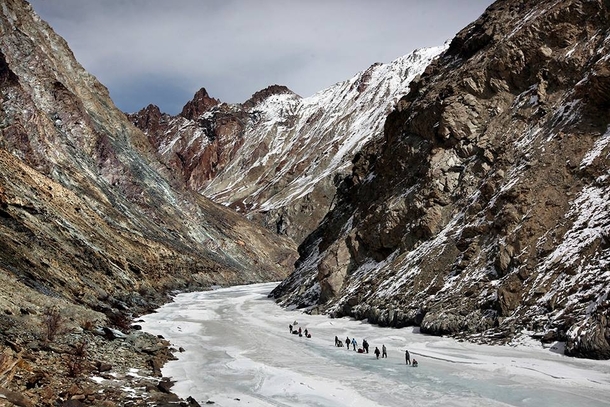 Frozen river Zanskar 