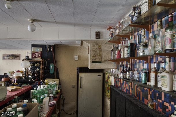 Fully Stocked Basement Bar Inside an Abandoned Ontario Time Capsule House 