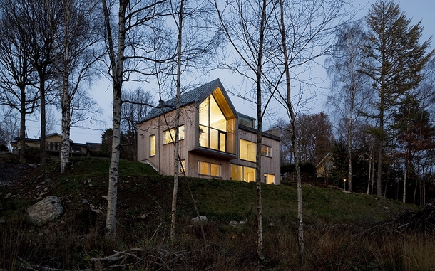 Gable-Roofted Swedish House Villa Bond  Kjellgren Kaminsky Architects   x   