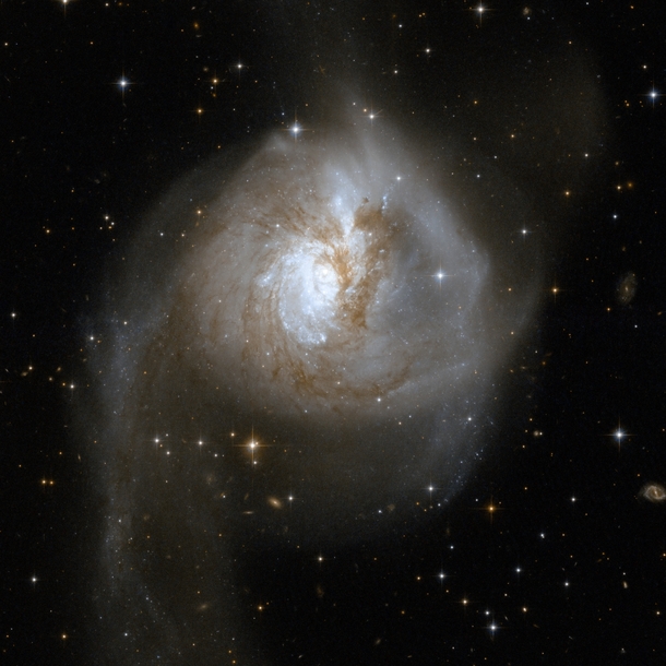 Galaxies Collide in NGC  