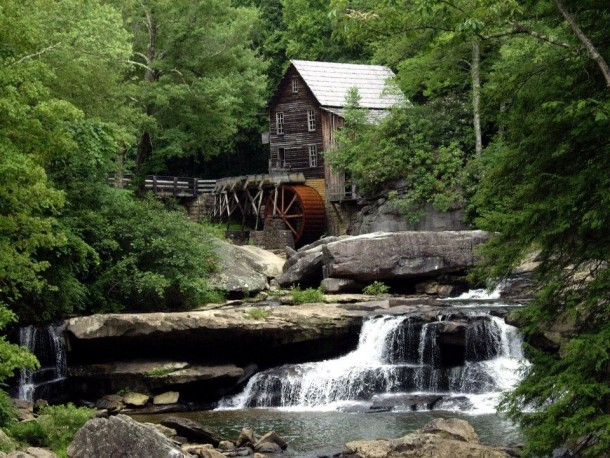 Glade Creek Grist Mill in West Virginia 