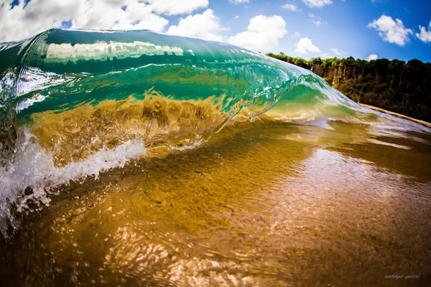 Glassy Wave at Fernando de Noronha Brazil 