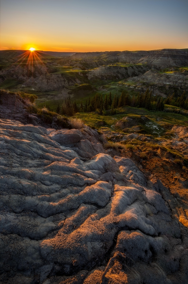 Glowing Badlands along the Red Deer River x OC