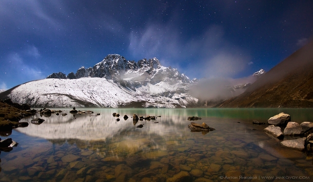 gokyo lake elevation meters sagarmatha national park nepal  31138