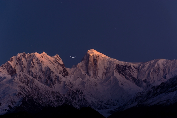 Golden Peak Nagar Valley Pakistan  By Munib Shaikh 