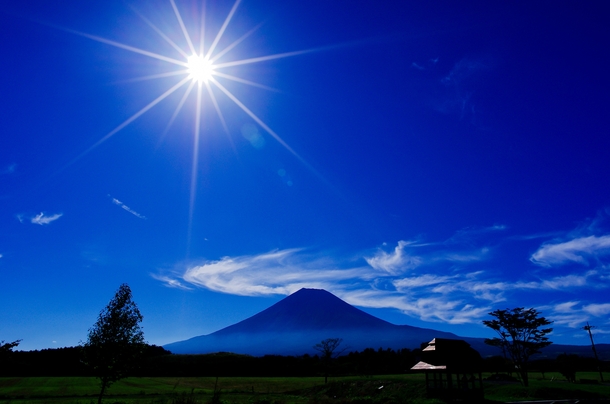 Gorgeous view of Mount Hiuchi Niigata Prefecture Japan 