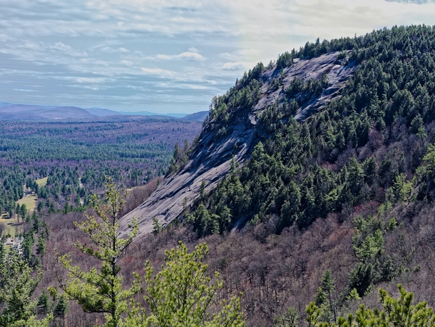 Granite slopes of White Horse Ledge New Hampshire 