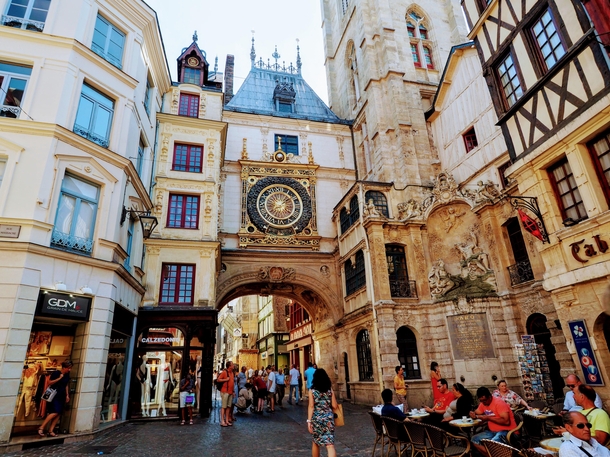 Gros Horloge Rouen France The clock dates from the th century 