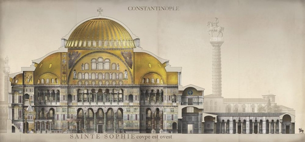 Hagia Sophia reconstruction Antoine Helbert 
