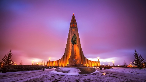 Hallgrmskirkja Lutheran Church Reykjavk Iceland Designed by Gujn Samelsson 