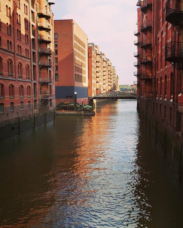 Hamburg Germany Speicherstadt basically old warehouses for all kind of commodities nearby the harbour