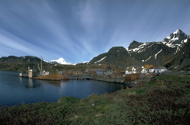 Hannes Grobes photo of an abandoned whaling station in Grytviken South Georgia