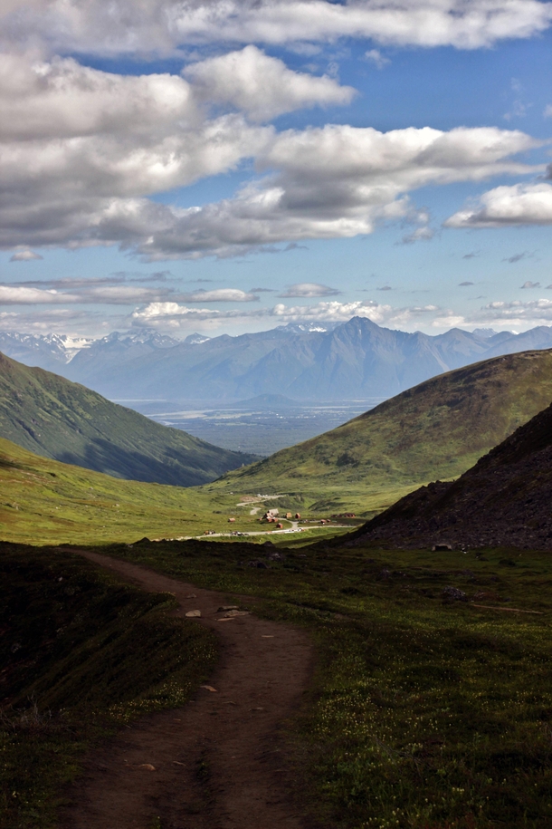 Hatcher Pass overlooking Palmer Alaska 