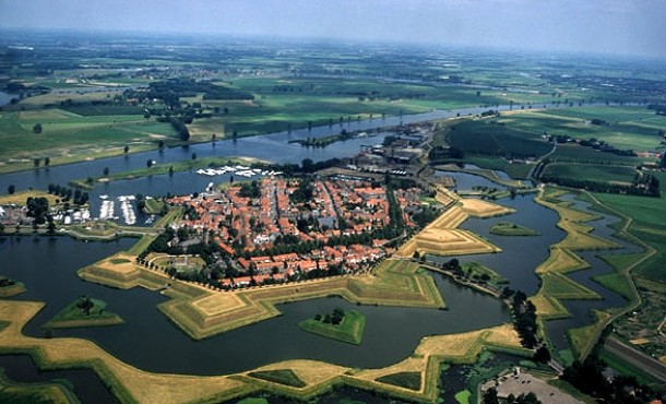 Heusden the Netherlands - a restored fortified town on the Meuse 