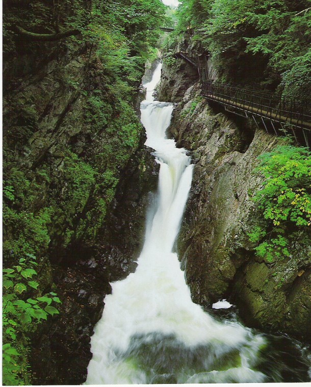 High Falls Gorge in Lake Placid NY 