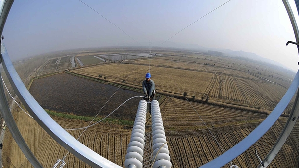 High voltage power lines Chuzhou China 