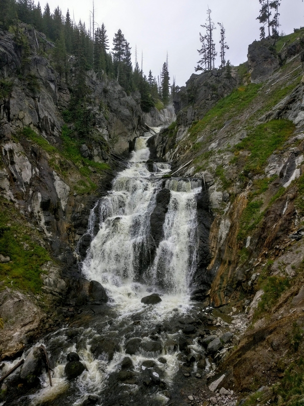 Hiked to Mystic Falls in Yellowstone 