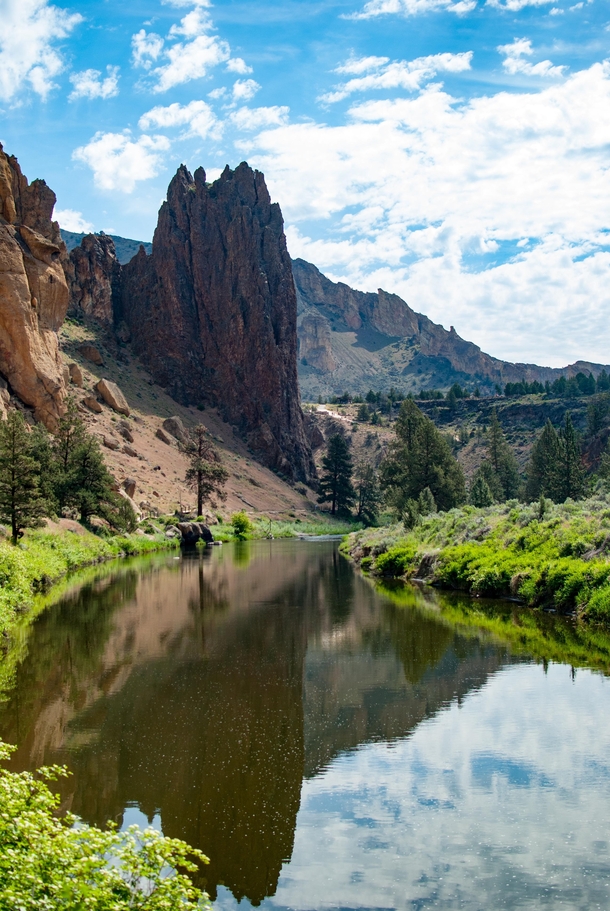 Hiking around Smith Rock in Oregon when everything just looked right 