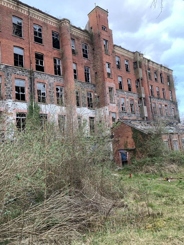 Hilden Mill previously home to  employees now a sprawling cluster of ruins