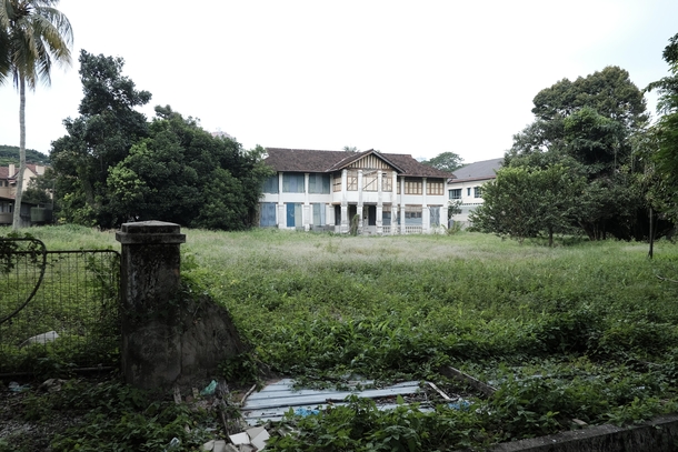 Home lost to neglect on Penang Island Malaysia 