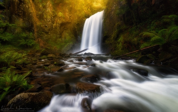 Hopetoun Falls Australia by Lincoln Harrison 