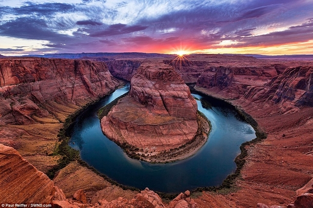 Horseshoe Bend sunset Arizona US by Paul Reiffer 