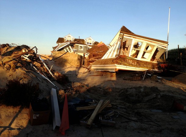 Houses destroyed by Sandy - Mantoloking NJ 