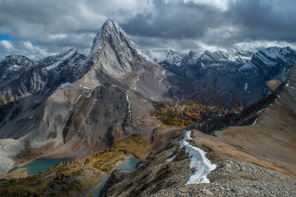 How can a name so dirty produce a view so stunning - Smutwood Peak Kananaskis AB - 