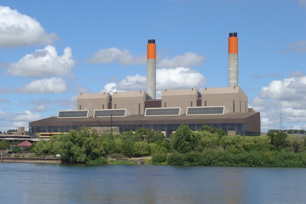 Huntly Thermal Power Station in New Zealand 