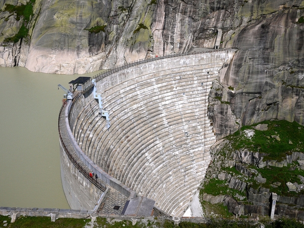 Hydroelectric Dam Grimsel Pass CH 