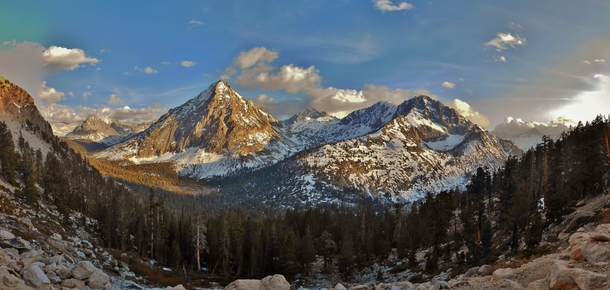 I felt so blessed to have been passing this outcropping and capture this lighting last spring and after a grueling day on the JMT this one felt like a gift  OC