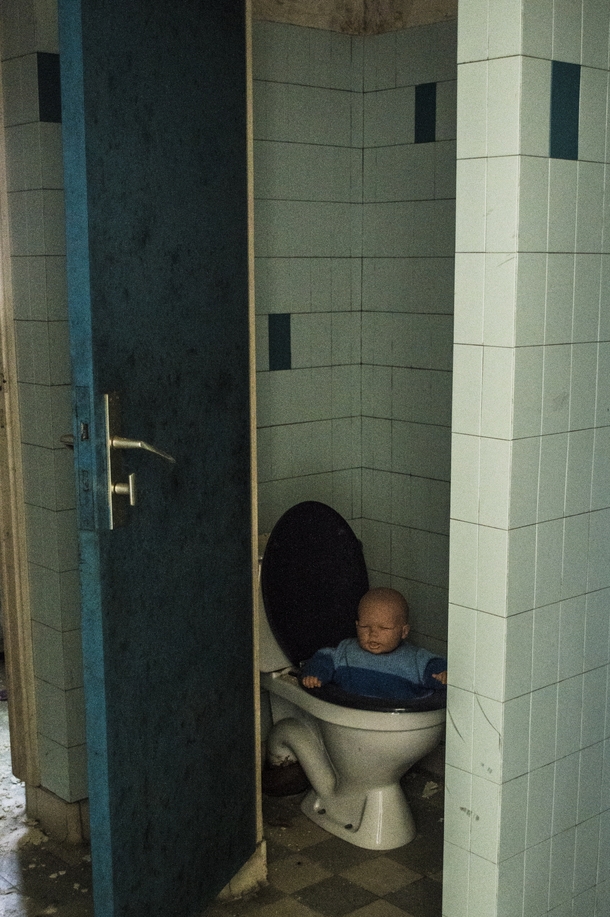 I found a baby in the toilet of an abandoned asylum 
