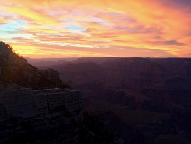 I had this unforgettable sunset on my first visit to the Grand Canyon 