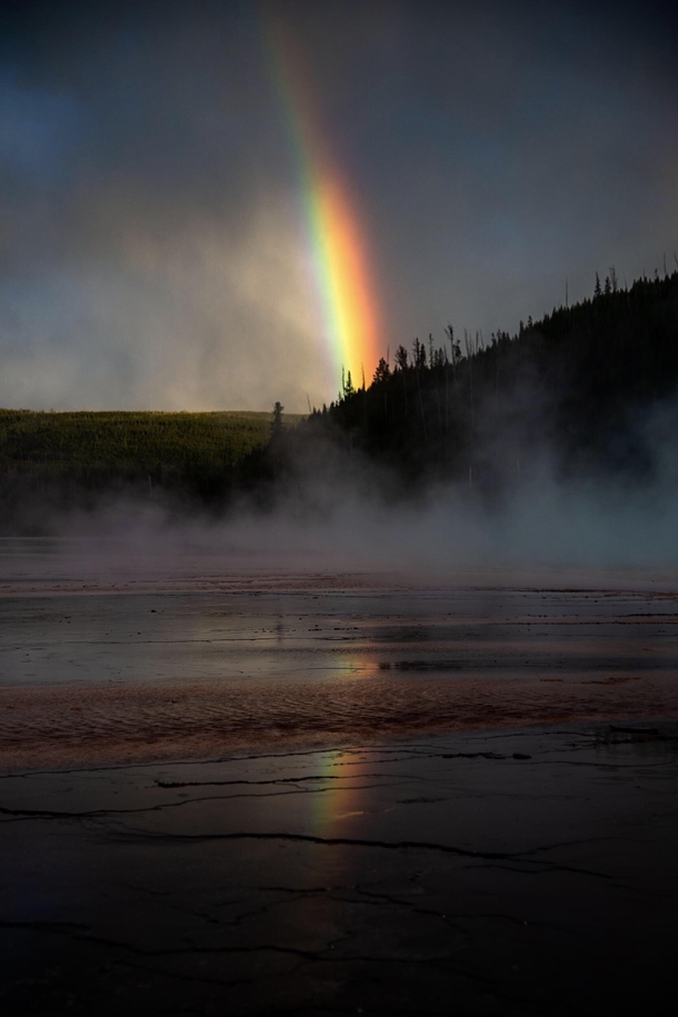 I planned to photograph the sunset in Yellowstone but a storm rolled through and I saw this incredible moment instead 