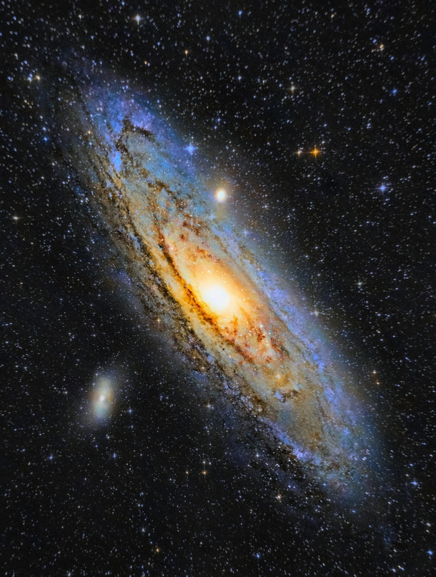 I travelled  kilometres away from my heavily light polluted city to capture this image of The Andromeda Galaxy