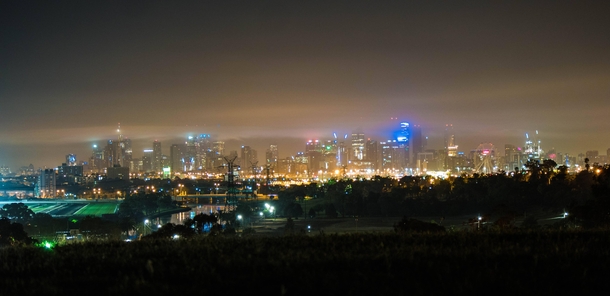 I was told that this sub would like a foggy Melbourne skyline 