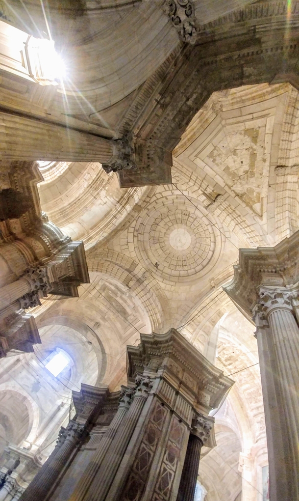 I went into one of the oldest cathedrals in the south of Spain it was incredible