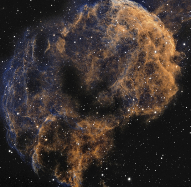 Ic  Jellyfish nebula from my telescope 