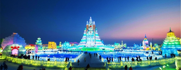 Ice and snow festival in Harbin China 