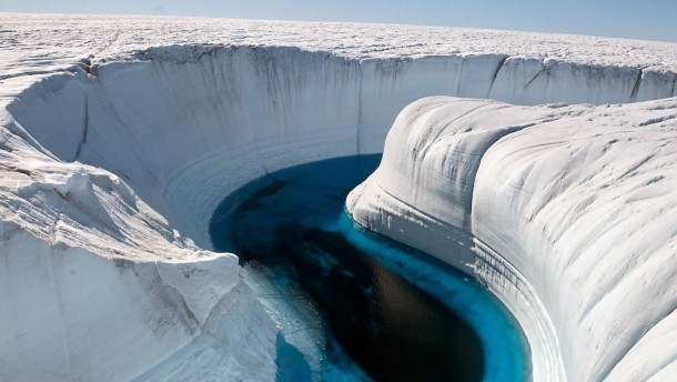 Ice Canyon Greenland 