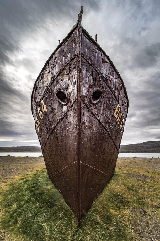 Icelands Oldest Steel Ship Intentionally Beached In 