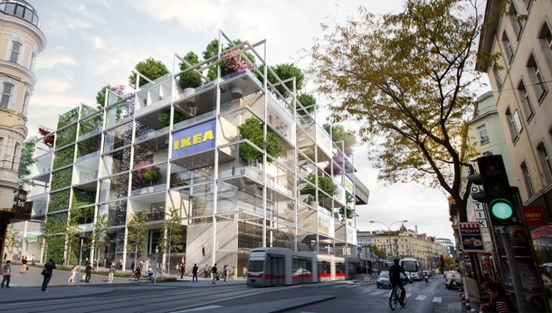 IKEAs concept for their new store in Vienna Austria 