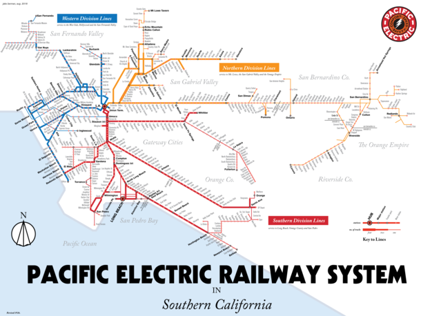 In  Los Angeles had a light rail system twice the size of the New York City Subway By  all of this would be abandoned I drew a map of the system at its height xOC