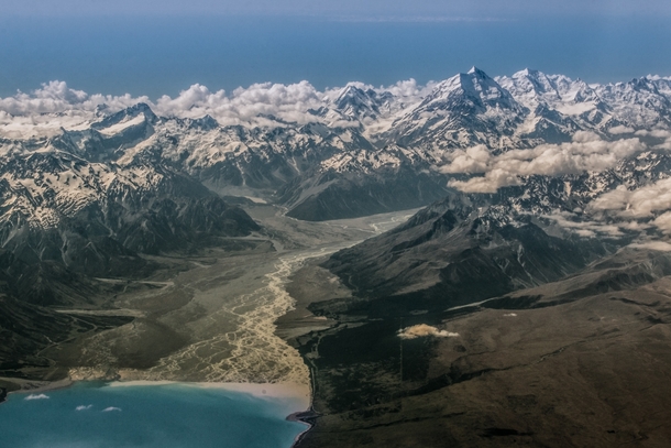 In Mori legend Aoraki New Zealands highest peak was known as The Cloud Piercer - for good reason North Otago NZ 