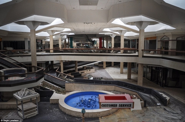 Incredible architecture at Randall Park Mall in Ohio 