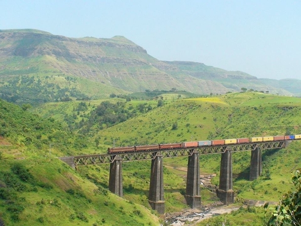 Indian Railway Bridge Arzan Kotval India 